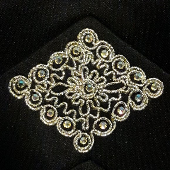 Vintage 1970 Formal Dress Made In Canada Rare Plus Size 16 - Picture 3 of 4